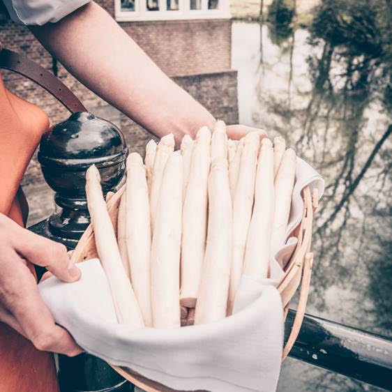 Asperge menu Kasteel Maurick