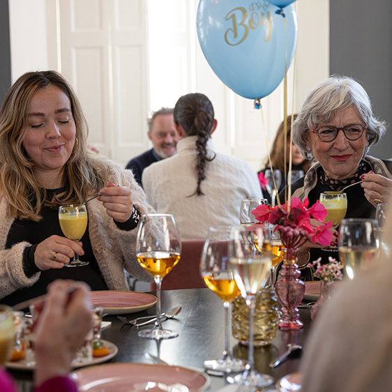 Babyshower kasteel maurick