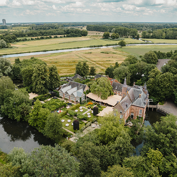 Unieke locatie Kasteel Maurick bereikbaar